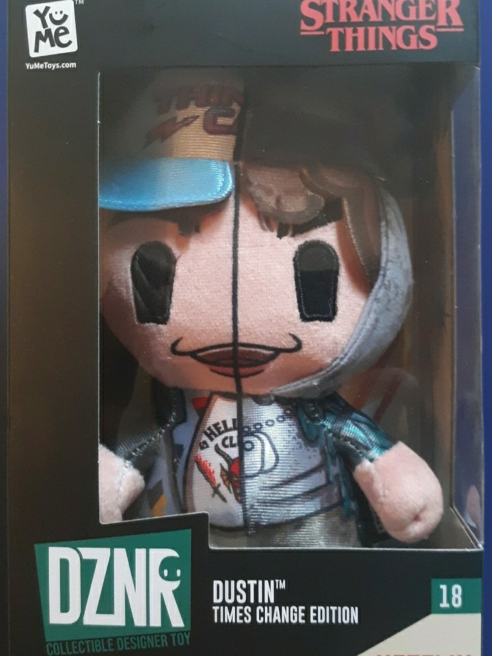 Stranger Things DZNr Dustin Plush - Pink & Blue Accent